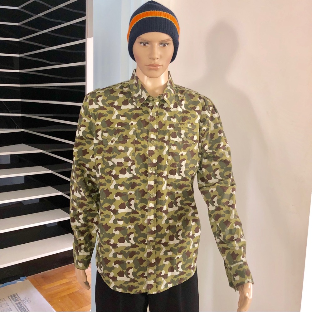 NWOT Camouflage Shirt
